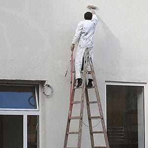 Commercial Civil Construction Services Delhi for exterior wall painting work