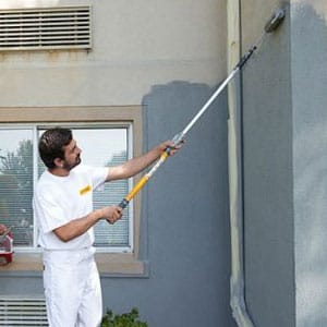 Civil Work Contractor Delhi for exterior wall finishing and painting services