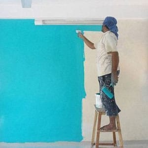 Commercial Civil Construction Services Delhi for interior wall painting work